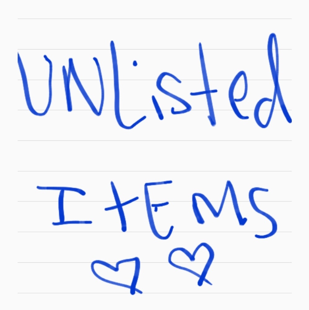 More unlisted items